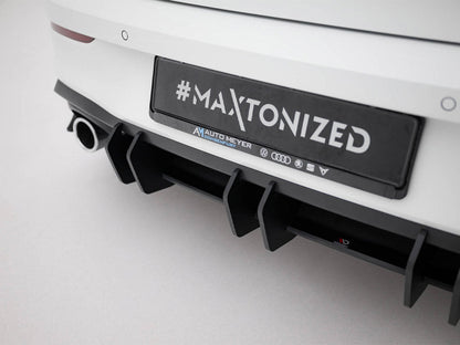 Maxton Design - Street PRO Rear Diffuser V.2 VW Golf 8 GTI