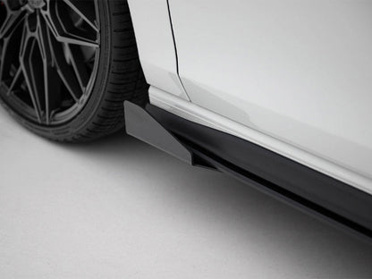 Maxton Design - STREET PRO SIDE SKIRTS DIFFUSERS + FLAPS VOLKSWAGEN GOLF GTI / GTE / GTI CLUBSPORT / R-LINE MK8
