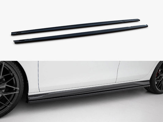 Maxton Design - Side Skirts Diffusers V.4 Volkswagen Golf GTI / GTE / GTI Clubsport / R-Line Mk8