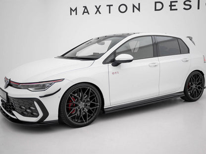Maxton Design - Side Skirts Diffusers V.4 Volkswagen Golf GTI / GTE / GTI Clubsport / R-Line Mk8
