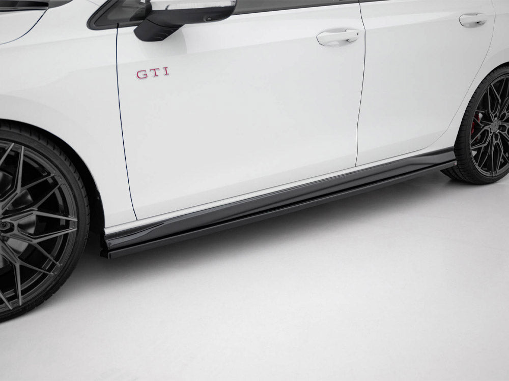 Maxton Design - Side Skirts Diffusers V.4 Volkswagen Golf GTI / GTE / GTI Clubsport / R-Line Mk8