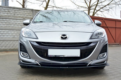 Maxton Design - FRONT RACING SPLITTER MAZDA 3 MK2 SPORT (PREFACE)