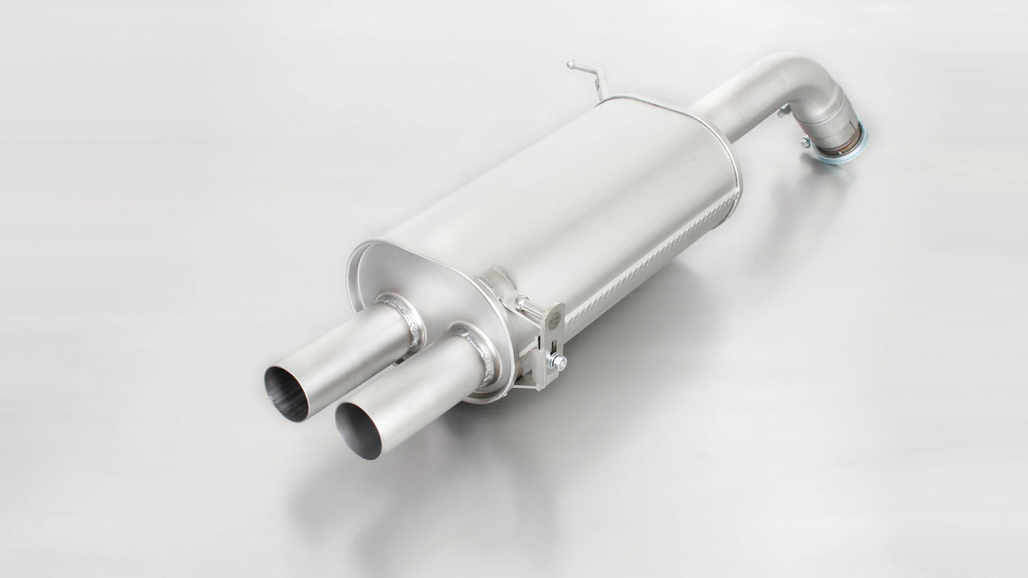 Remus Non-Resonated Cat-Back Exhaust System for Ford Fiesta ST200 Mk7 1.6 EcoBoost 2016+ (Non-GPF) - Stainless Steel, EEC Approved