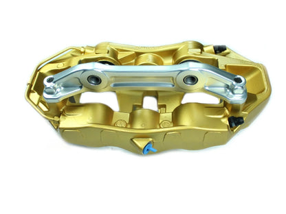 BMW M3/M4/M2 Carbon Ceramic Brakes Big Brake Kit CCB Conversion - Genuine M Performance SA 2NK Retrofit - F80 F82 F83 F87 M2 Competition - Front & Rear Rotors/Discs Calipers Pads - OEM Gold - PN 34112358378