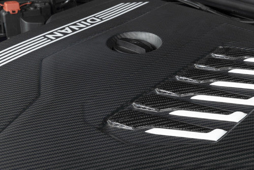 Dinan Matte Carbon Fibre Engine Cover - B58D