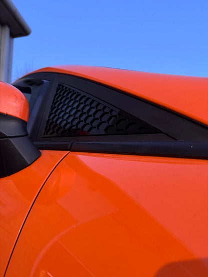 MK8 / MK8.5 Ford Fiesta Front Quarter Window Panels - Flag Edition