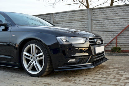 Maxton Design - FRONT SPLITTER V.2 AUDI A4 B8 (FACELIFT)