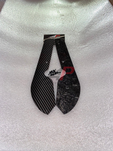 AP Design Gloss Carbon Fibre Front Wheel Arch Guards / Mud Flaps / Splash Guards for BMW M3 M4 F80 F8X – Fender Protectors, Stone Chip Protection, Pair OEM+