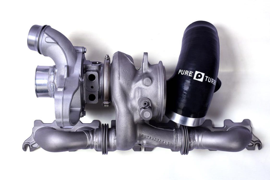 Pure Turbos Pure800 Stage 2 Hybrid Turbocharger Upgrade for BMW B58 F-Series - M140i M240i 340i 440i (F20 F21 F22 F23 F30 F31 F32 F33 F36) | Big Turbo Direct-Fit Bolt-On Plug & Play | Uprated Performance Turbo Swap | PT-F-B58-S2 | Turbo Kit