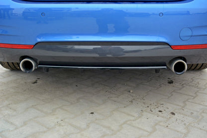 Maxton Design - CENTRAL REAR SPLITTER (VERTICAL BARS) BMW 4 F32 M-SPORT (2013-2016)
