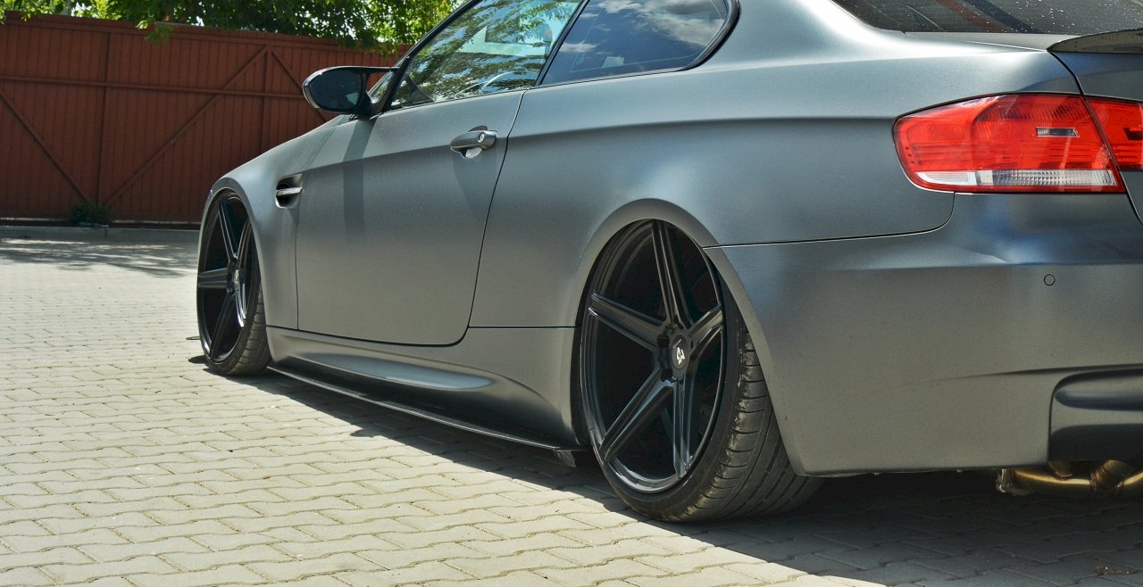 Maxton Design - RACING SIDE SKIRTS DIFFUSERS BMW M3 E92 / E93 (PREFACE MODEL)