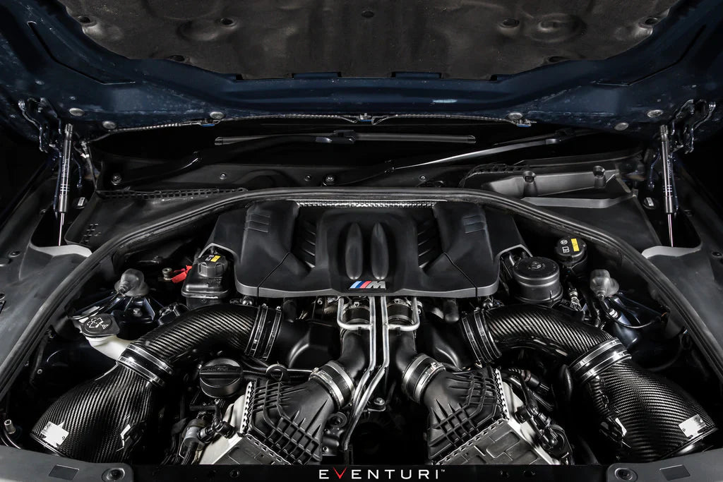 Eventuri BMW M6 Carbon Fibre Cold Air Intake System F06 F12 F13 (S63) 2012-2018 - Performance Induction Kit with Carbon Scoops - Gran Coupe, Convertible, Coupe - EVE-F1XM6-INT