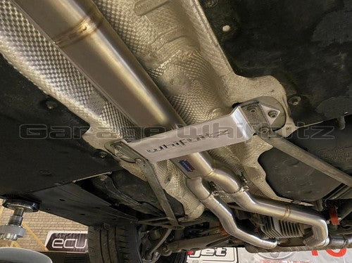 Garage Whifbitz Titanium 3.5in (89mm) Single Midpipe/Centre Pipe (Center Pipe) for BMW M3/M4 F8X F80 F82 F83 S55 – Secondary Cat Delete/Decat Link Pipe, Straight-Through Mid Section Performance Exhaust Upgrade