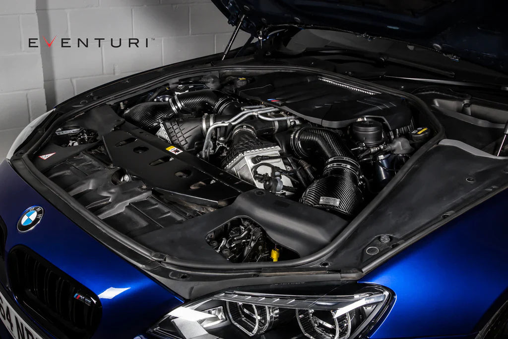 Eventuri BMW M6 Carbon Fibre Cold Air Intake System F06 F12 F13 (S63) 2012-2018 - Performance Induction Kit with Carbon Scoops - Gran Coupe, Convertible, Coupe - EVE-F1XM6-INT