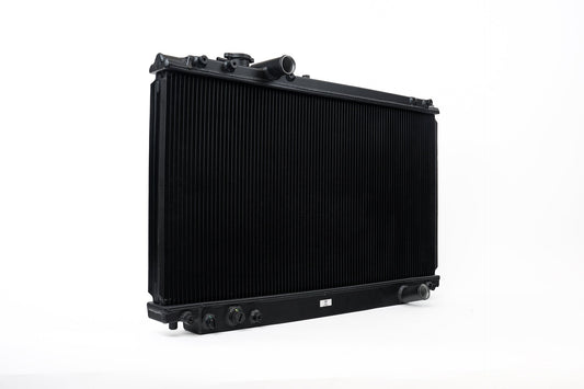 CSF 93-98 Toyota A80 Supra (NA/TT) High-Performance All-Aluminum Radiator - Black