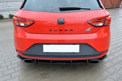 Maxton Design - SEAT LEON III CUPRA REAR DIFFUSER & REAR SIDE SPLITTERS