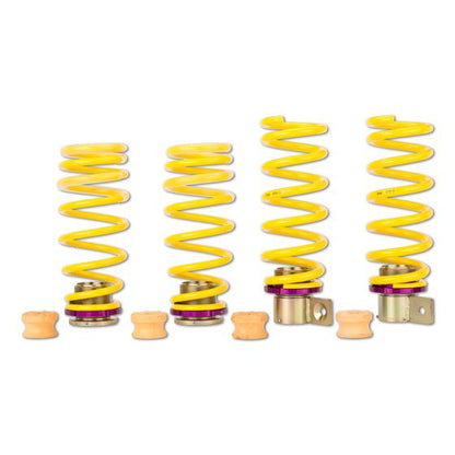 KW Suspension HAS Height Adjustable Lowering Springs Kit for BMW M6 F12 Convertible & F13 Coupe (M6 & M6 Competition, 2010-2018) – Ride Height Adjustable Drop Springs | EDC/Adaptive Damper OEM Shock Compatible | Coilover Alternative | Part No. 2532000W