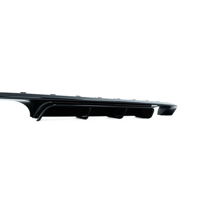 VW GOLF R MK7.5 EVO-1 GLOSS BLACK REAR DIFFUSER BY ZAERO (2017-2020)