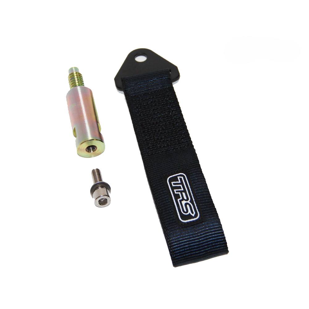 AIRTEC Motorsport Race Tow Strap Kit for Ford Focus ST/RS MK2 & MK3 and Fiesta ST150  TRS Strap with Screw-In Towing Eye Adapter, Front Direct-Fit, No Bumper Removal