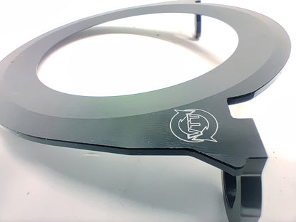 VTT BMW N54 N55 Crank Seal Guard  Front Main Seal/Crankshaft Seal Protector, Belt Ingestion Prevention  Billet 6061â€‘T6 Aluminium, Black Anodised  Vargas Turbocharger Technologies