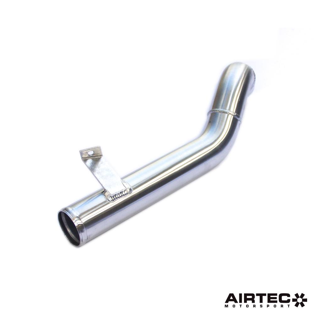 AIRTEC Motorsport 52mm Hot-Side Lower Boost Pipe - Resonator/Silencer Delete Charge Pipe (De-Res Turbo Outlet/Compressor Discharge) for Ford Fiesta ST Mk8 1.5 EcoBoost 200PS | Intercooler Hot Pipe Upgrade