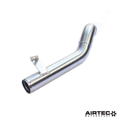 AIRTEC Motorsport 52mm Hot-Side Lower Boost Pipe - Resonator/Silencer Delete Charge Pipe (De-Res Turbo Outlet/Compressor Discharge) for Ford Fiesta ST Mk8 1.5 EcoBoost 200PS | Intercooler Hot Pipe Upgrade