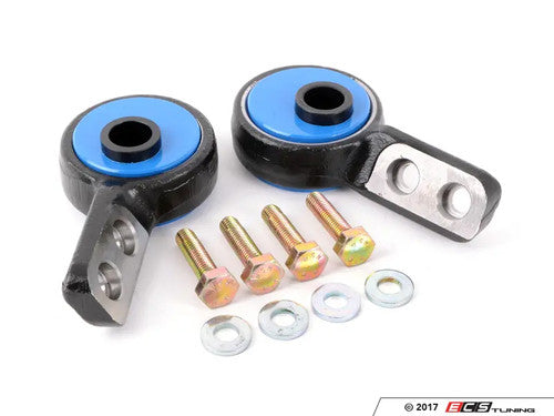 Turner Motorsport BMW E36/Z3 Front Control Arm Bushings FCAB Offset Polyurethane 80A – Pre-Installed in Lollipop Brackets – Caster Increase Wishbone Bush Kit – 3 Series E36 & Z3 Handling Upgrade