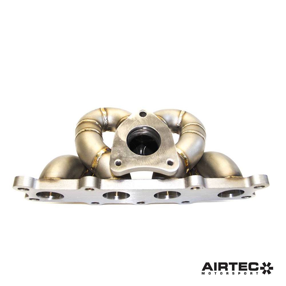 AIRTEC Motorsport Turbo Exhaust Manifold/Header for Ford Fiesta ST180 1.6 EcoBoost Mk7/Mk7.5 - High-Flow Tubular Hot-Side Upgrade - Stage 3, Hybrid & Big Turbo Ready