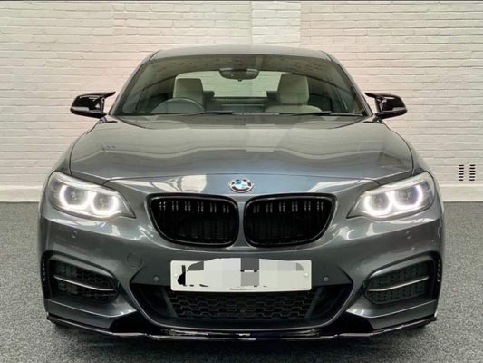 BMW 2 Series F22 Coupe Body Kit (2014-2021) - Front Splitter, Rear Diffuser, Mirror Caps, Boot Lip Spoiler & Kidney Grilles | Complete Exterior Styling Bundle by Nforcd