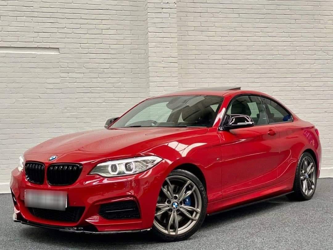 BMW 2 Series F22 Coupe Body Kit (2014-2021) - Front Splitter, Rear Diffuser, Mirror Caps, Boot Lip Spoiler & Kidney Grilles | Complete Exterior Styling Bundle by Nforcd