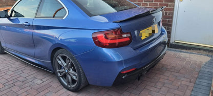 BMW 2 Series F22 Coupe Body Kit (2014-2021) - Front Splitter, Rear Diffuser, Mirror Caps, Boot Lip Spoiler & Kidney Grilles | Complete Exterior Styling Bundle by Nforcd