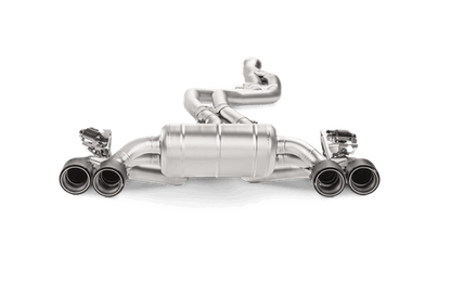 Akrapovic Evolution Line Titanium Cat-Back Exhaust System for BMW M2 F87 2016-2017 (N55) - Valved/Switchable, EU ECE Approved, Carbon Fibre Tips - Performance Rear Section Back Box/Muffler Upgrade