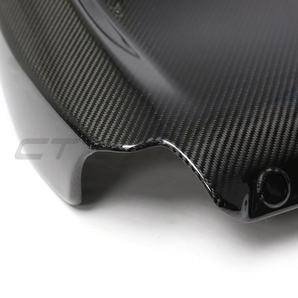 BMW G82/G83 M4, G87 M2, F92/F93 M8, G42 2 Series Dry Carbon Fibre Seat Back Covers & Rear Seat Shells - CT Carbon High Gloss Pre-Preg Overlay, M Performance Style Interior Upgrade (Coupe/Convertible)