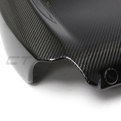 BMW G82/G83 M4, G87 M2, F92/F93 M8, G42 2 Series Dry Carbon Fibre Seat Back Covers & Rear Seat Shells - CT Carbon High Gloss Pre-Preg Overlay, M Performance Style Interior Upgrade (Coupe/Convertible)