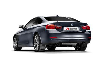 Akrapovic Evolution Line (SS) Cat-Back Exhaust (Catback) + Evolution Link Pipe Set for BMW 4 Series 435i F32 F33 F36 2013-2015 | Stainless Valved Performance Exhaust with Carbon Fibre Tips | Twin Centre Link Pipes | xDrive Compatible