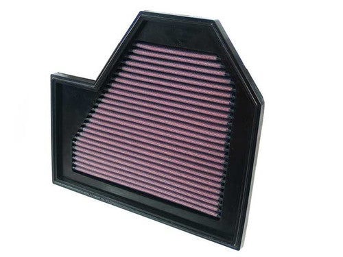 K&N High-Flow Reusable Panel Air Filter for BMW 6 Series M6 (E63/E64) 2005-2011 - Left Side S85 V10, OEM Airbox Direct Fit
