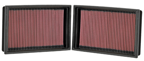 K&N Performance Sports Panel Air Filter, Washable Reusable Cotton Gauze, High-Flow Lifetime Drop-In Intake Filter, Direct-Fit Airbox Insert/OEM Replacement for BMW 7 Series E65 E66 750i 750Li V8 (2009)