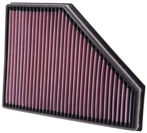 K&N Sports Performance Panel Air Filter for BMW 3 Series Diesel E90 E91 E92 E93 316d 318d 320d (N47 2.0D) 2009-2012 - Washable Reusable Cotton Gauze Drop-In Intake OEM Airbox Replacement Upgrade - Fits 177hp/184hp