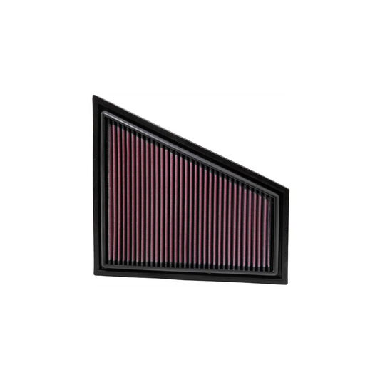 K&N 33-2963 High-Flow Panel Engine Air Filter – Washable Reusable Drop-In Air Cleaner for BMW N20 2.0 (5 Series F10/F11/F07 520i 528i xDrive; X1 E84 20i/28i; Z4 E89 18i/20i/28i) – OEM Airbox Replacement Performance/Sport Intake Filter