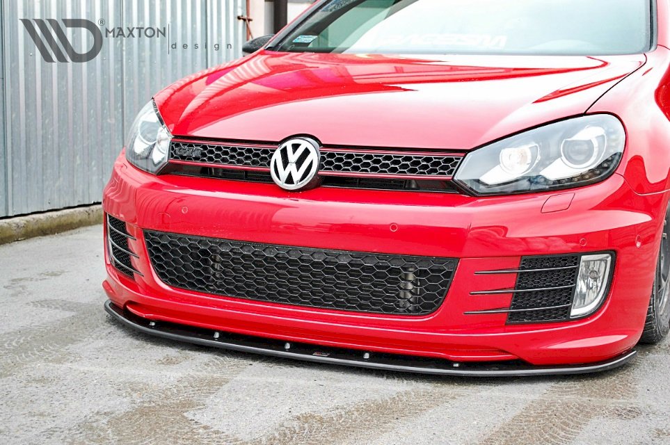 Maxton Design - FRONT SPLITTER VER.2 VW GOLF VI (FOR GOLF GTI 35TH)