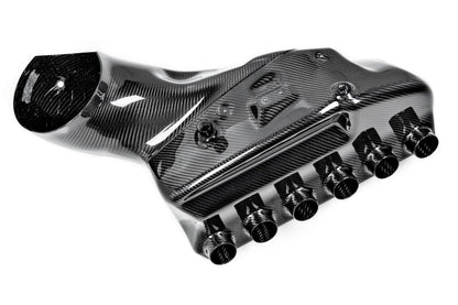 Eventuri BMW E46 M3 S54 CSL-Style Carbon Fibre Airbox Intake - Alpha-N MAFless Compatible, Manual/SMG | EVE-E46-ABX