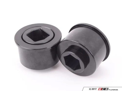 Turner Motorsport 95A Polyurethane Front Lower Control Arm Bushings for BMW E46 M3 (2001-2006) - FCAB / Lollipop / Caster Bush Kit - Front Wishbone Rear Bushes, Suspension Upgrade