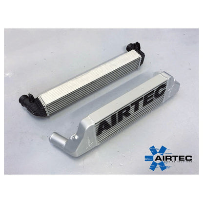 AIRTEC Front Mount Intercooler Kit (FMIC) Upgrade for Audi S1 Quattro 2.0 TFSI - Stepped Core, Direct-Fit, Proven IAT Drop - Ideal for Stage 1 & Stage 2 - Pro-Series Black or Natural Silver
