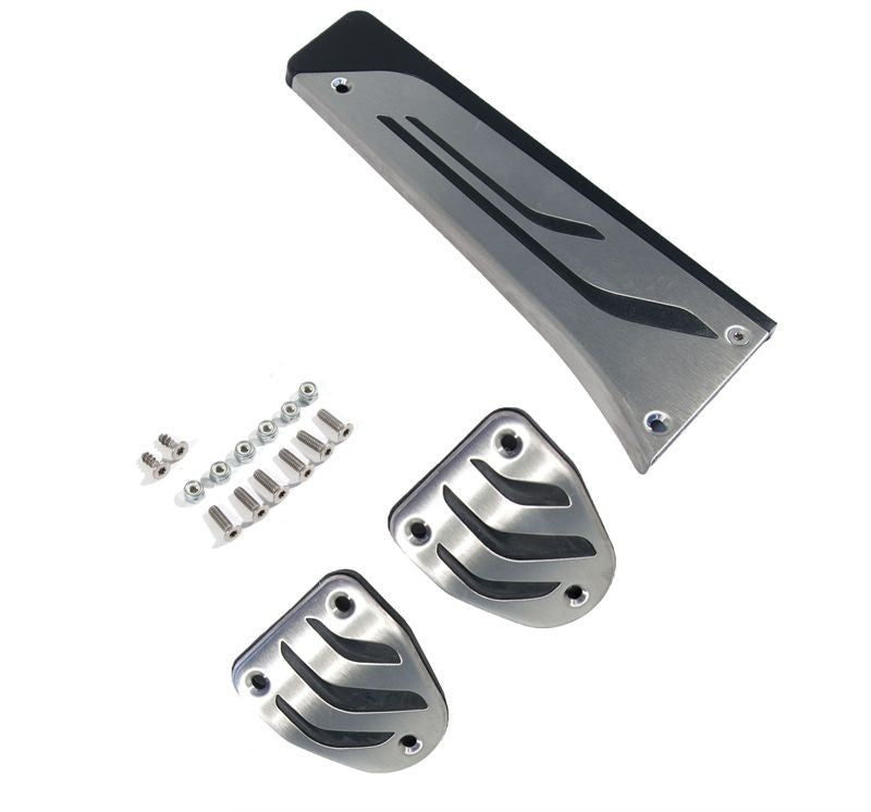 Genuine BMW Performance Stainless Steel Pedal Cover Set RHD - F20 F21 F30 F31 F10 F11 F06 F12 F13 F80 F82 F83 - 1 3 5 6 Series M3 M4 - Manual/Auto - OEM UK - 35002232277