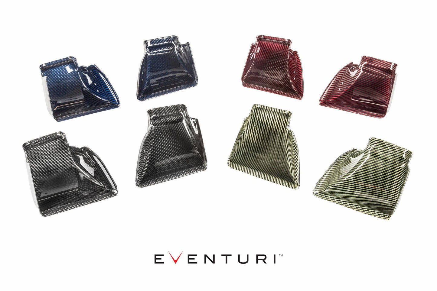 Eventuri F8X Front Grille Intake Ducts Ram Air Scoops for BMW M3/M4 F80 F82 F83 (S55, incl Competition) - Cold Air Feed Snorkel Guides, Kidney Grille Airflow Shrouds - Fits Stock or Eventuri Intake - EVE-F8XM-SC