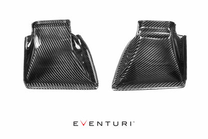 Eventuri BMW S55 Carbon Fibre Air Scoop & Dry Panel Filter  F80 M3, F82/F83 M4, F87 M2 Competition  OEM Airbox Cold Air Intake Upgrade EVE-F8XM-SC-PF