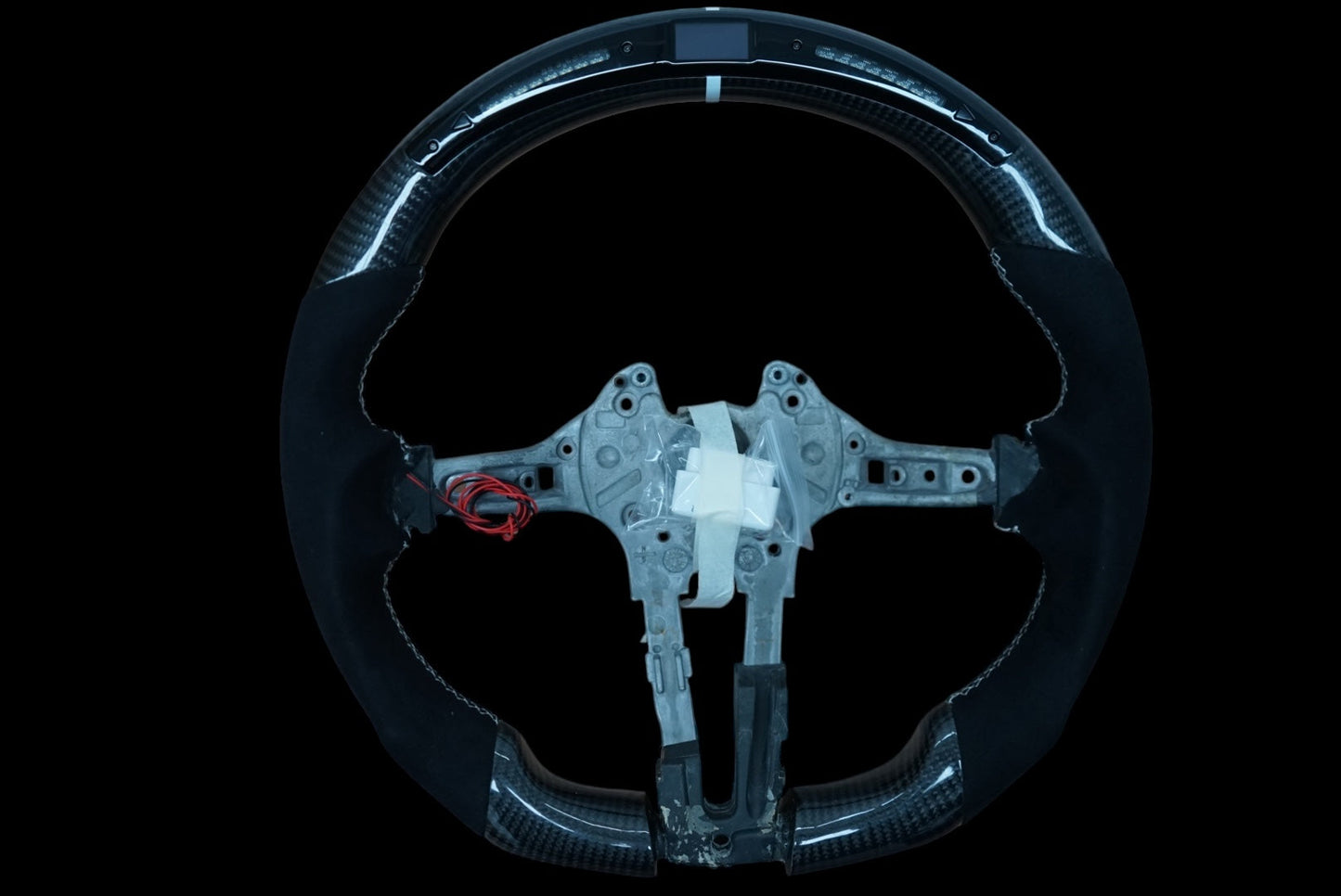 BMW 1, 2, 3, 4 + Other F Series LED Carbon Fibre Steering Wheel (IN STOCK - SWBMWF4)