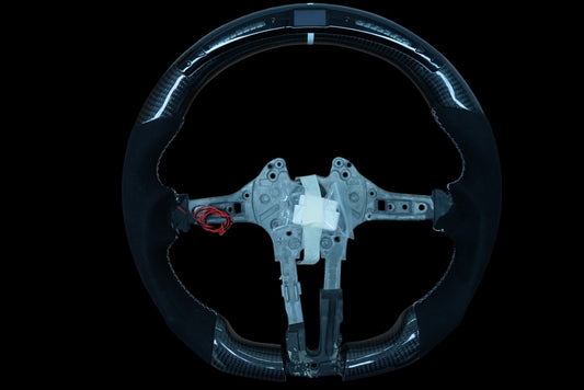 BMW 1, 2, 3, 4 + Other F Series LED Carbon Fibre Steering Wheel (IN STOCK - SWBMWF4)