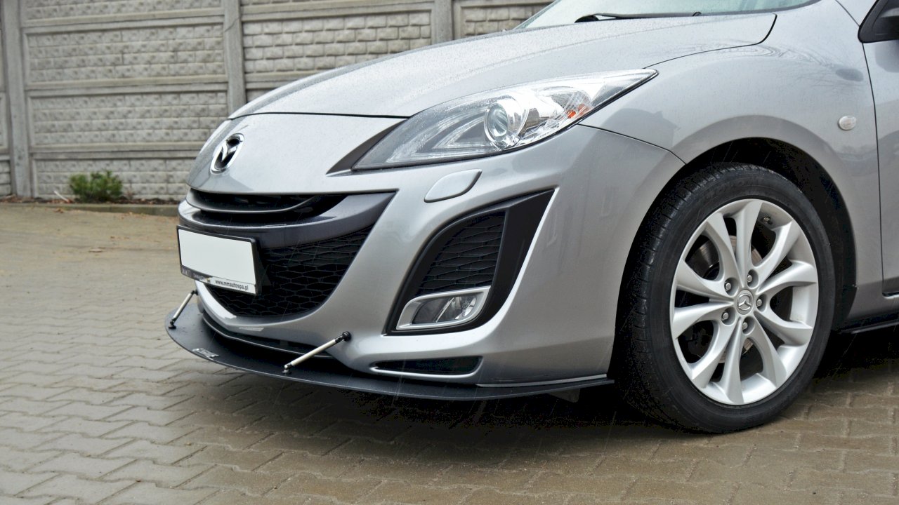 Maxton Design - FRONT RACING SPLITTER MAZDA 3 MK2 SPORT (PREFACE)