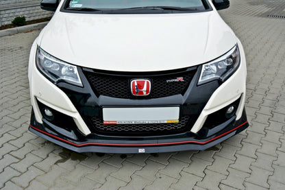 Maxton Design - FRONT SPLITTER V.2 HONDA CIVIC IX TYPE R (2015-2017)